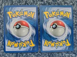 POKEMON TCG GYM CHALLENGE HEROES x2 RARE TRAINER MISTY MISTY'S WISH CUTE! WOTC - Image 2