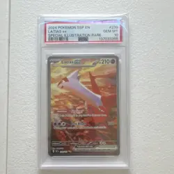 PSA 10 Pokemon SSP EN-Surging Sparks #239 Latias ex Special Illustration Rare - Image 1