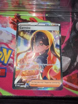 Pokemon TCG Carmine Special Illustration Rare Twilight Masquerade 217/167 - Image 1