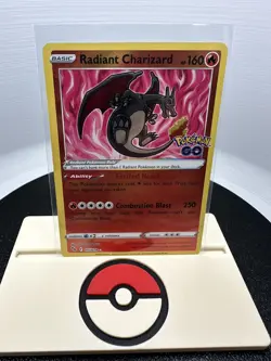 Radiant Charizard 011/078 Pokemon GO Holo - Image 1