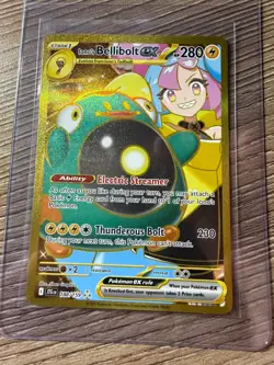 Pokemon TCG Ionos Bellibolt ex 188/159 Journey Together Gold Hyper Rare - Image 1