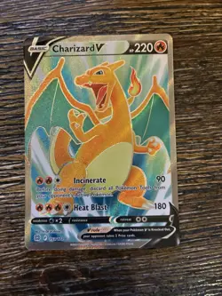 Pokemon Charizard V Full Art Ultra Rare Holo 153/172 Brilliant Stars 220 HP - Image 1