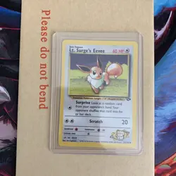 Pokemon TCG Lt. Surge’s Eevee Gym Challenge 51/132 Regular LP. - Image 1