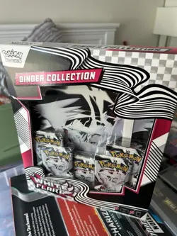 Pokemon TCG: Scarlet & Violet White Flare Binder Collection Box New Sealed *Read - Image 1