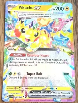 ENGLISH Pokemon - *Pikachu ex* - 057/217 - ME: Ascended Heroes - Image 1