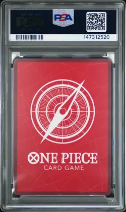 2025 ONE PIECE OP09 001 SHANKS ENGLISH 2ND ANNIVERSARY SET LEADER PROMO PSA 10 - Image 2