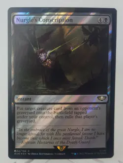 Nurgle's Conscription - Surge Foil - Warhammer 40,000 - 40K - MTG - Image 3