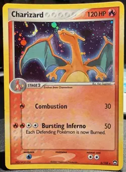 Pokemon Charizard 6/108 Power Keepers Holo Rare English Card - Image 1