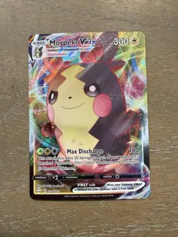 Morpeko VMAX 038/072 Shining Fates Ultra Rare Holo Pokemon Card NM - Image 1