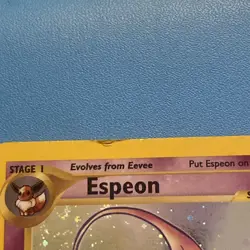 Espeon 1/75 Neo Discovery Holo Pokemon Card LP Condition - Image 5