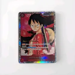 one piece trading card Monkey. D. Luffy Super Pre Release ST01-012 - Image 1