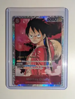 one piece trading card Monkey. D. Luffy Super Pre Release ST01-012 - Image 2
