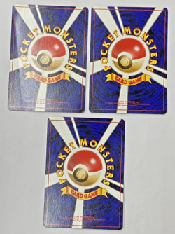 Auth Pokemon Card Misty's Tears,Wrath,Duel Old Back Japanese 3set from Japan - Image 2