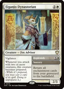 MTG Secrets of Strixhaven Commander - Eiganjo Dynastorian - Image 1