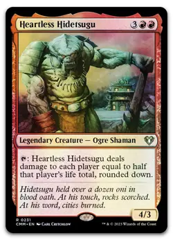 Heartless Hidetsugu #231 (Foil) (NM) Commander Masters CMM Magic MTG - Image 1