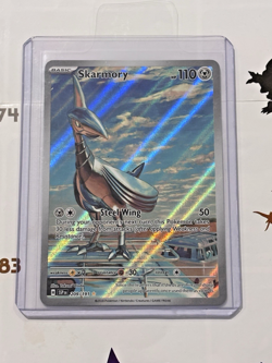 Pokemon (2024) Surging Sparks Skarmory Illustration Rare 209/191 NM/M - Image 2