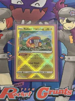 Pokemon TCG (2023) Crown Zenith Radiant Charjabug Reverse Holo 051/059 NM/M - Image 2