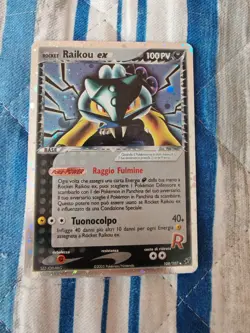 Pokemon EX DEOXYS - #108/107 Rocket's Raikou ex - ITALIANO - Secret Rare Holo - Image 3