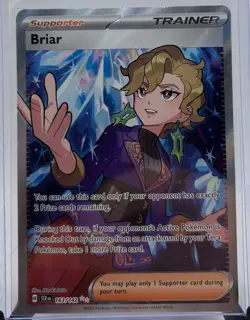 Pokemon TCG - Trainer Briar - 163/142 - S&V Stellar Crown - Full Art - NM/M - Image 1