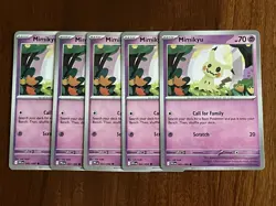 Mimikyu 42/94 Non Holo X5 Phantasmal Flames Pokemon TCG NM - Image 1