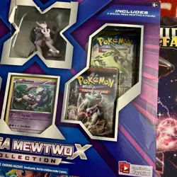 Pokemon TCG Mega Mewtwo X Figure Collection Box 2015 New Factory Sealed - Image 5
