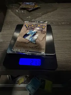 **HEAVY 21.3g** Pokemon Fossil Unlimited Booster Pack - Image 1