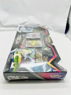 Pokemon Snorlax & Lapras VMAX Collection Box. New! Factory Sealed! - Image 5