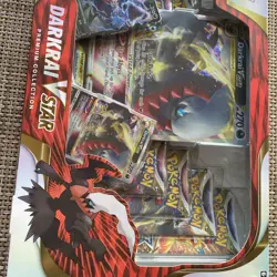 POKEMON TCG DARKRAI VSTAR PREMIUM COLLECTION BOX 2022 FACTORY SEALED - Image 2