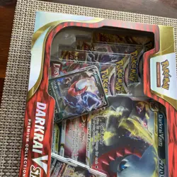 POKEMON TCG DARKRAI VSTAR PREMIUM COLLECTION BOX 2022 FACTORY SEALED - Image 3