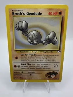 Brock’s Geodude 66/132 - Gym Heroes - Vintage 1999-2000 - Pokemon TCG - Image 1