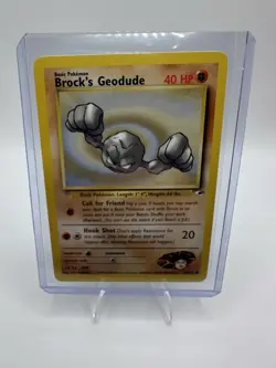 Brock’s Geodude 66/132 - Gym Heroes - Vintage 1999-2000 - Pokemon TCG - Image 3
