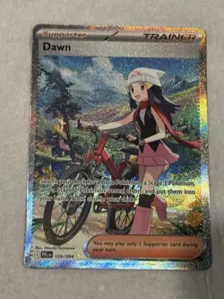 Pokemon Dawn Full Art Trainer Supporter Holo Me02 Phantasmal Flames 129/094 SIR - Image 2