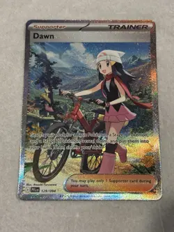 Pokemon Dawn Full Art Trainer Supporter Holo Me02 Phantasmal Flames 129/094 SIR - Image 3