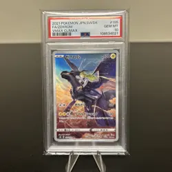 Pokemon TCG: Zekrom 195/184 S8b: Vmax Climax Holo (Japanese) PSA 10 - Image 1