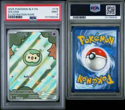 Pokemon Solosis Holo Black Bolt 118/086Sv: Black Bolt PSA 9 - Image 3