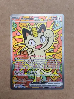 Pokemon Meowth EX SIR 121/088 Perfect order - Image 1