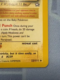 ELEKID 1st Edition Neo Genesis 22/111 Pokemon TCG - Image 4