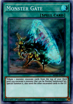 Yugioh Monster Gate MYFI-EN053 Super Rare 1st Edition Near Mint - Image 1