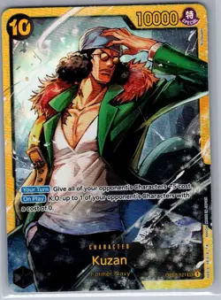 Kuzan OP02-121 SEC Paramount War - One Piece Card Game - NM - Image 1