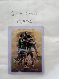 2026 Select Nrl League Heroes Tryumph Gold ( TG77) SOUTH SYDNEY RABBITOHS 78/80 - Image 1