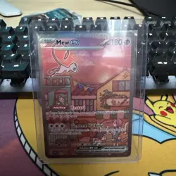 Mew EX SVP 053 Pokemon TCG Scarlet Violet 151 UPC Black Star Promo - Image 1