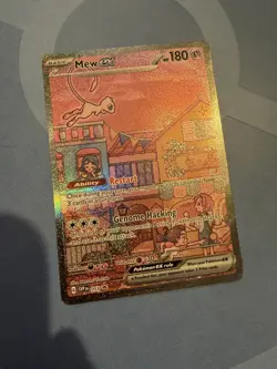 Mew EX SVP 053 Pokemon TCG Scarlet Violet 151 UPC Black Star Promo - Image 1