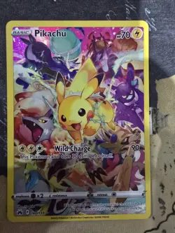 Pokemon TCG Pikachu Crown Zenith 160/159 Holo Secret Rare - Image 1