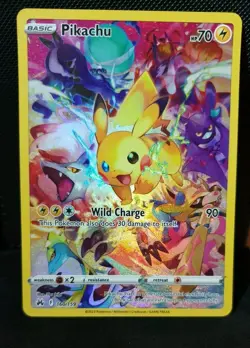 Pokemon TCG Pikachu Crown Zenith 160/159 Holo Secret Rare - Image 1