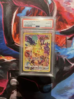 PSA 10 Pokemon TCG Pikachu Crown Zenith 160/159 Holo Secret Rare - Image 1