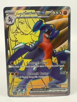 Cynthia's Garchomp ex 204 Promo Holo Pokemon Card - Image 1