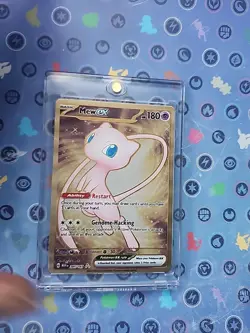 Mew ex - (151 Metal Card) 205/165(come With Ultra Pro Case) - Image 1