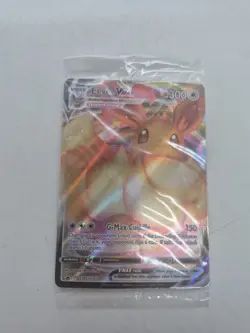 Eevee VMAX SWSH087 Black Star Promo - Full Art Holo - Pokemon Card NM Sealed! - Image 1