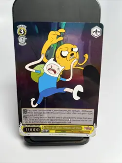 Weiss Schwarz Adventure Finn & Jake Heroes of Ooo Trading Playing Card Holo - Image 1