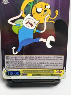 Weiss Schwarz Adventure Finn & Jake Heroes of Ooo Trading Playing Card Holo - Image 2